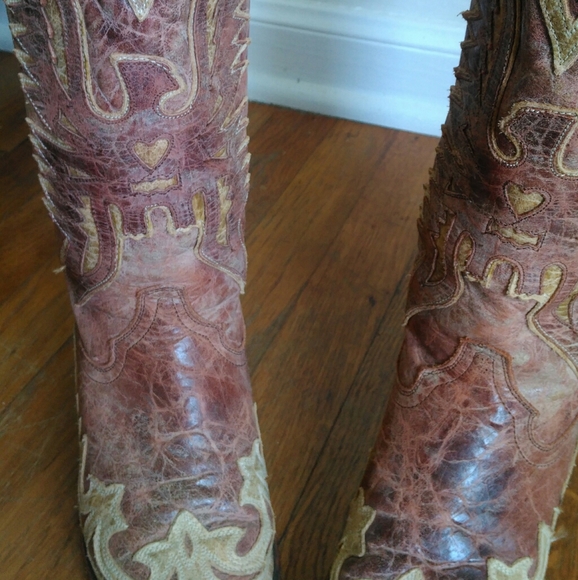 Corral Eagle Boots Western Cowboy Boots Size 5.5 - Picture 13 of 16